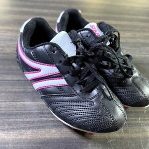 Starter Kids Soccer Cleats Black‎ Pink Size 12 Youth Athletic Football Shoes